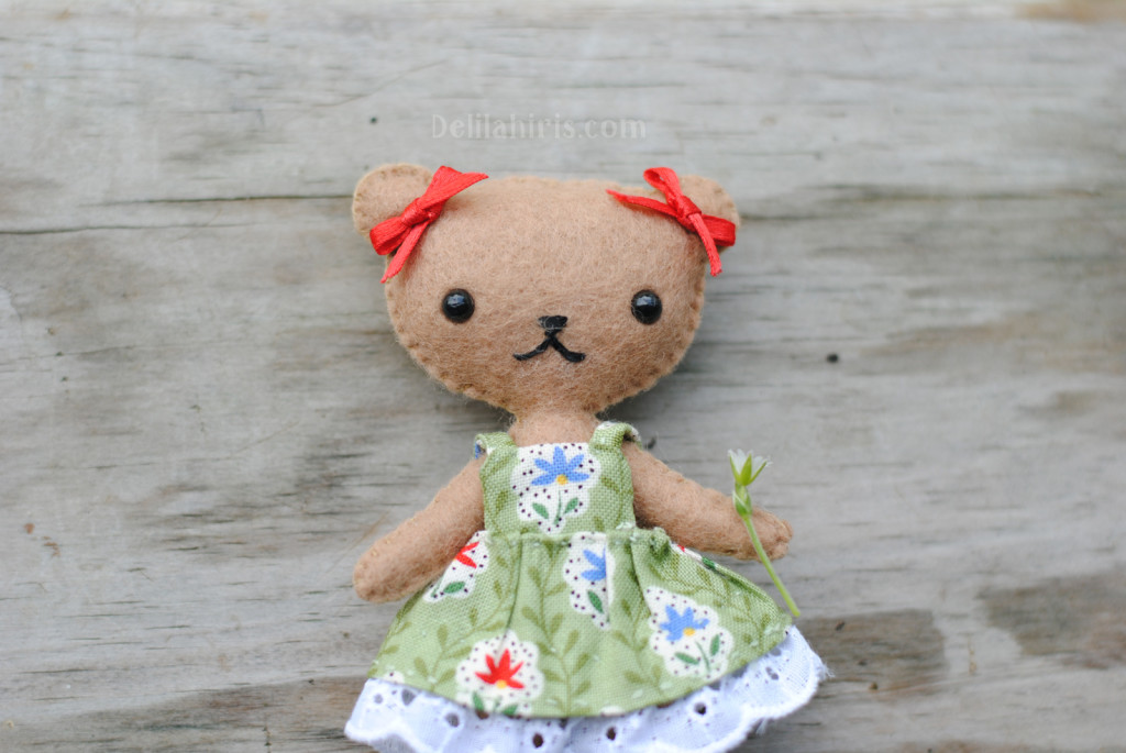 teddy bear doll pattern