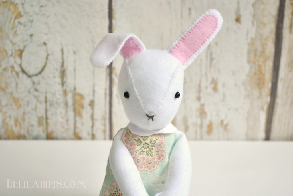 DIY Fabric Easter Bunny Toy Free Sewing Patterns & Tutorials