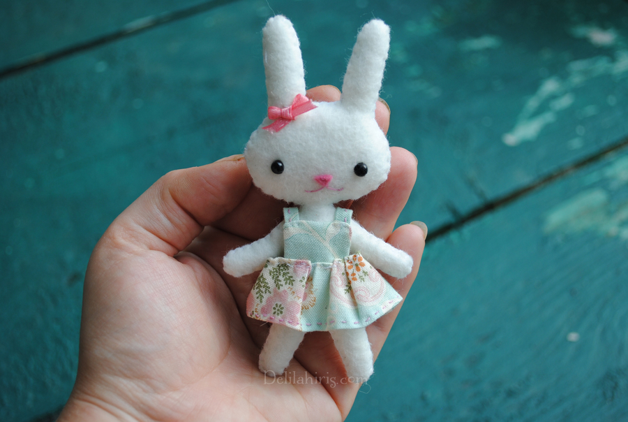 minitaure doll bunny pattern