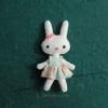 miniature felt bunny doll pattern