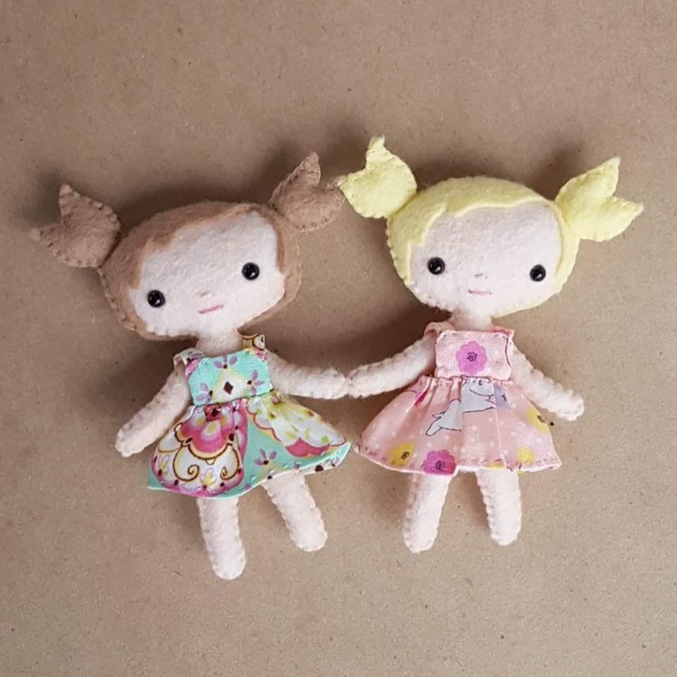 Felt Doll Patterns - Sew Your Own Handmade Dolls - Delilah Iris