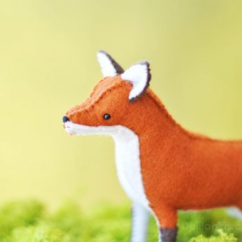 woodland felt fox pattern