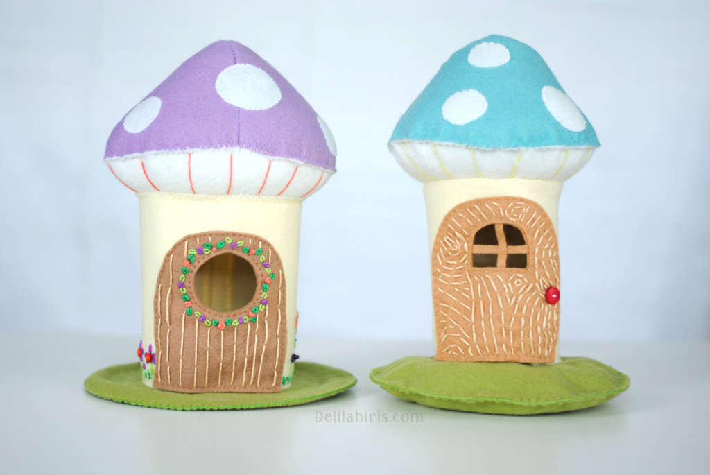 felt mushroom dollhouse patterns