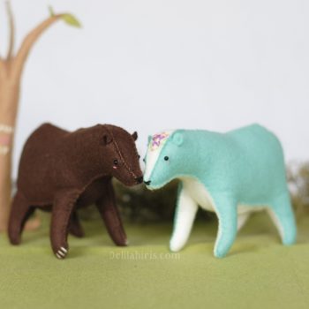 woodland bear sewing pattern