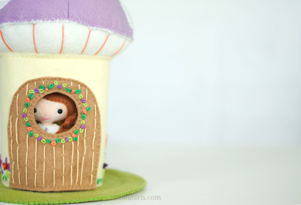 mushroom dollhouse pattern