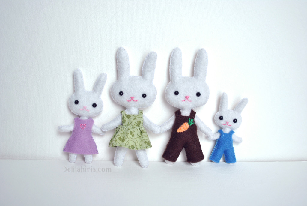 Bunny Dolls Sewing Pattern