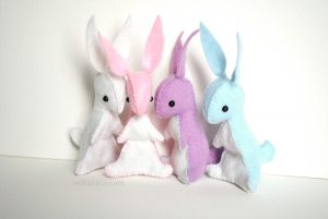 mini bunny rabbit pattern