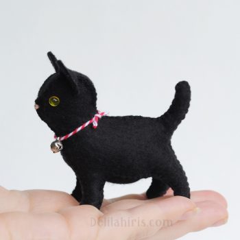 felt kitten sewing pattern