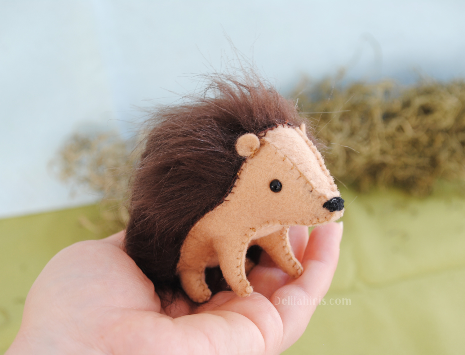 New This Month - DIY Stuffed Hedgehog Printable Sewing Pattern! - Delilah Iris