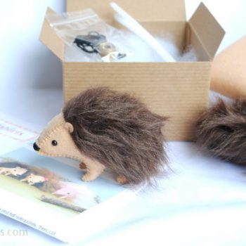 stuffed hedgehog kit