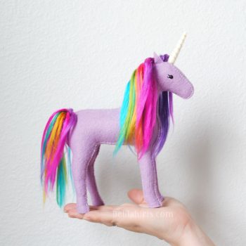 stuffed unicorn pattern