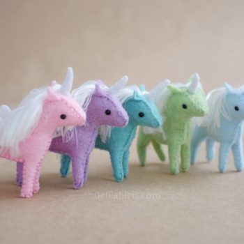 miniature unicorn pattern