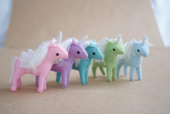 miniature unicorn pattern