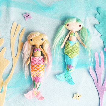 free mermaid doll pattern