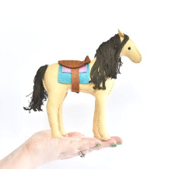 DIY Felt Horse Craft sewing Kit
