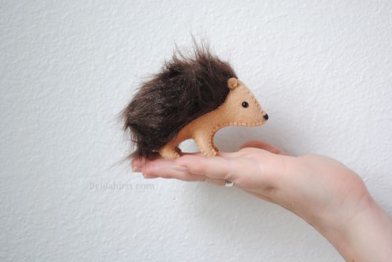diy hedgehog sewing kit