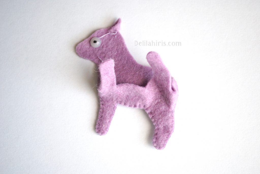 diy baby unicorn felt miniature