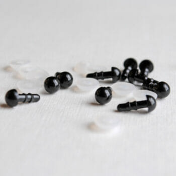 4.5mm black safety eyes