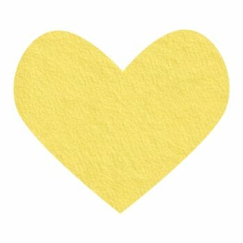 banana cream wool felt