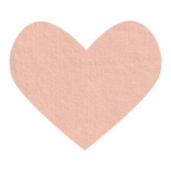 blush wool felt