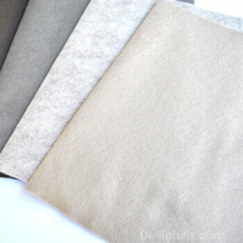 teddy bear wool felt