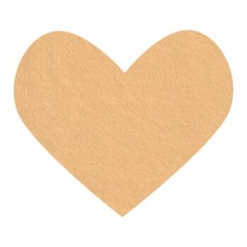 butter cream wool felt