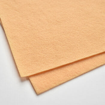 buttercream wool felt