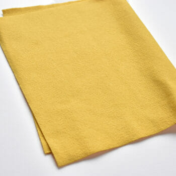 mellow yellow wool felt