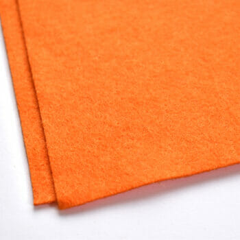 mystical mandarin wool felt