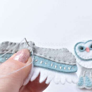 owl christmas ornament tutorial