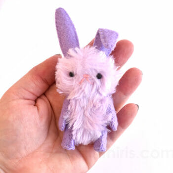 mini plush bunny doll