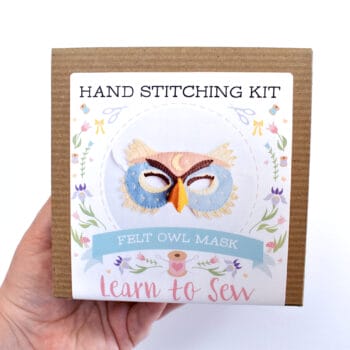 diy felt owl mask kit