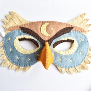 DIY Felt owl mask