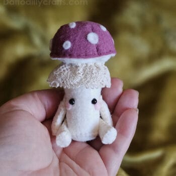 felt mushroom doll