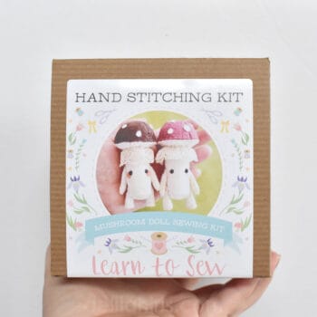 felt mushroom sewing kit
