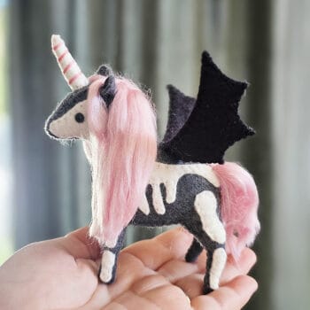 baby skeleton unicorn craft kit